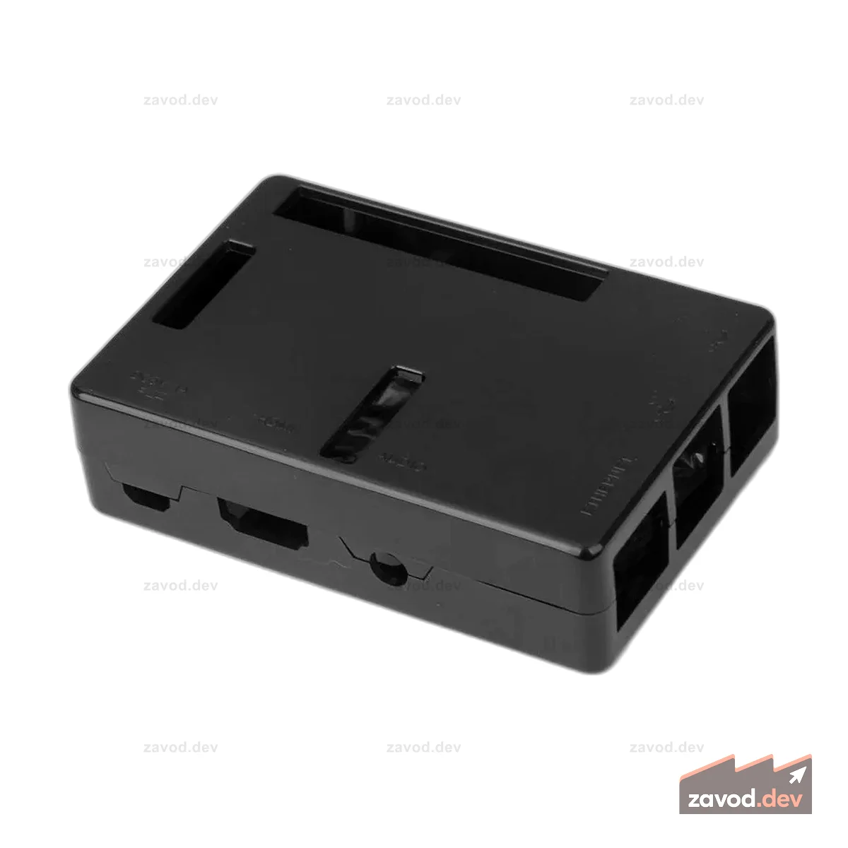 Черный корпус Raspberry Pi 3 из АБС-пластика