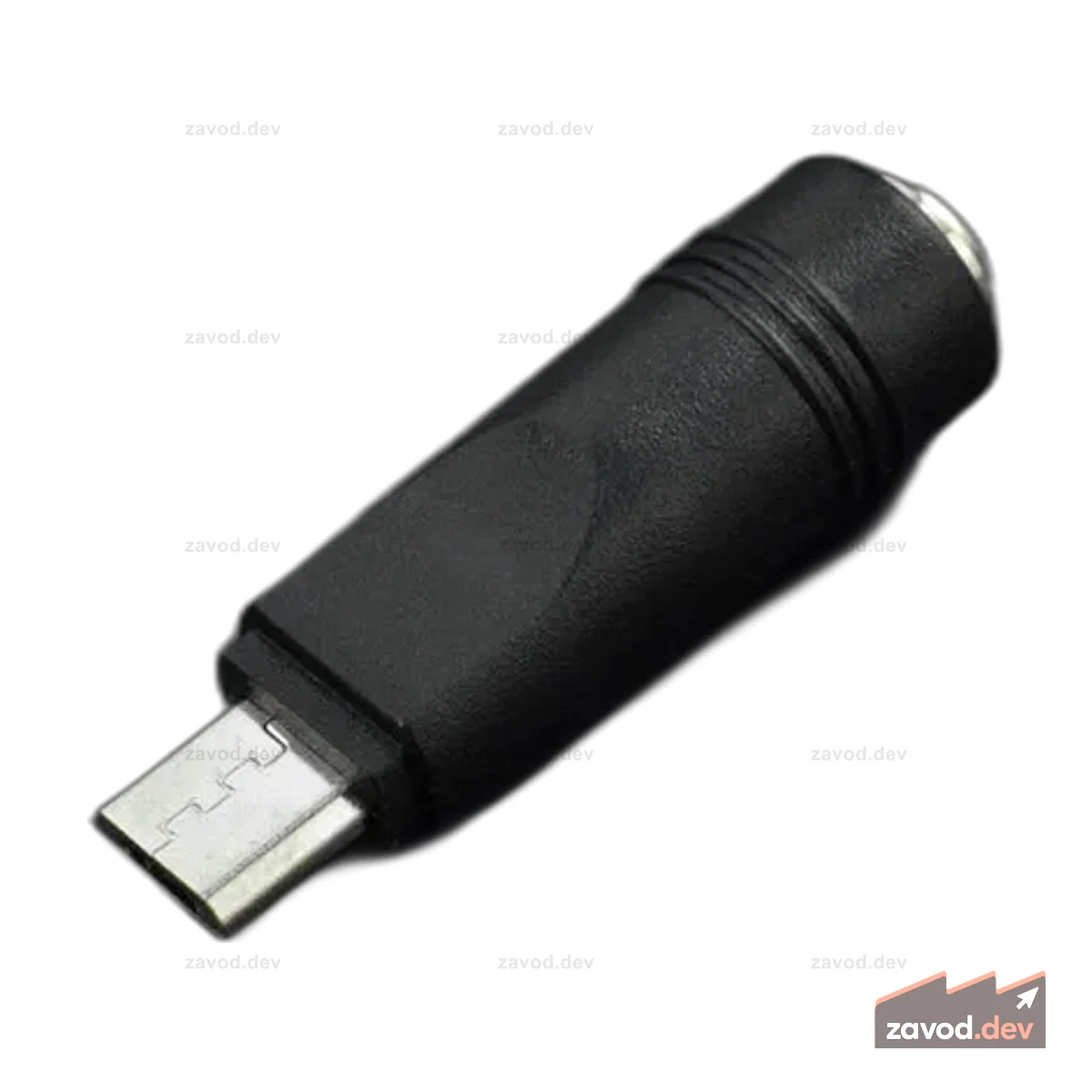 Адаптер постоянного тока 5,5/2,1 мм к микро-USB