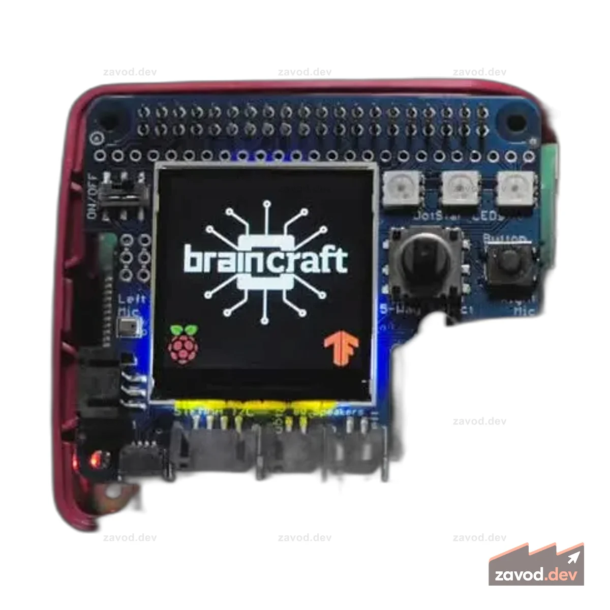 Adafruit BrainCraft HAT — машинное обучение для Raspberry Pi 4