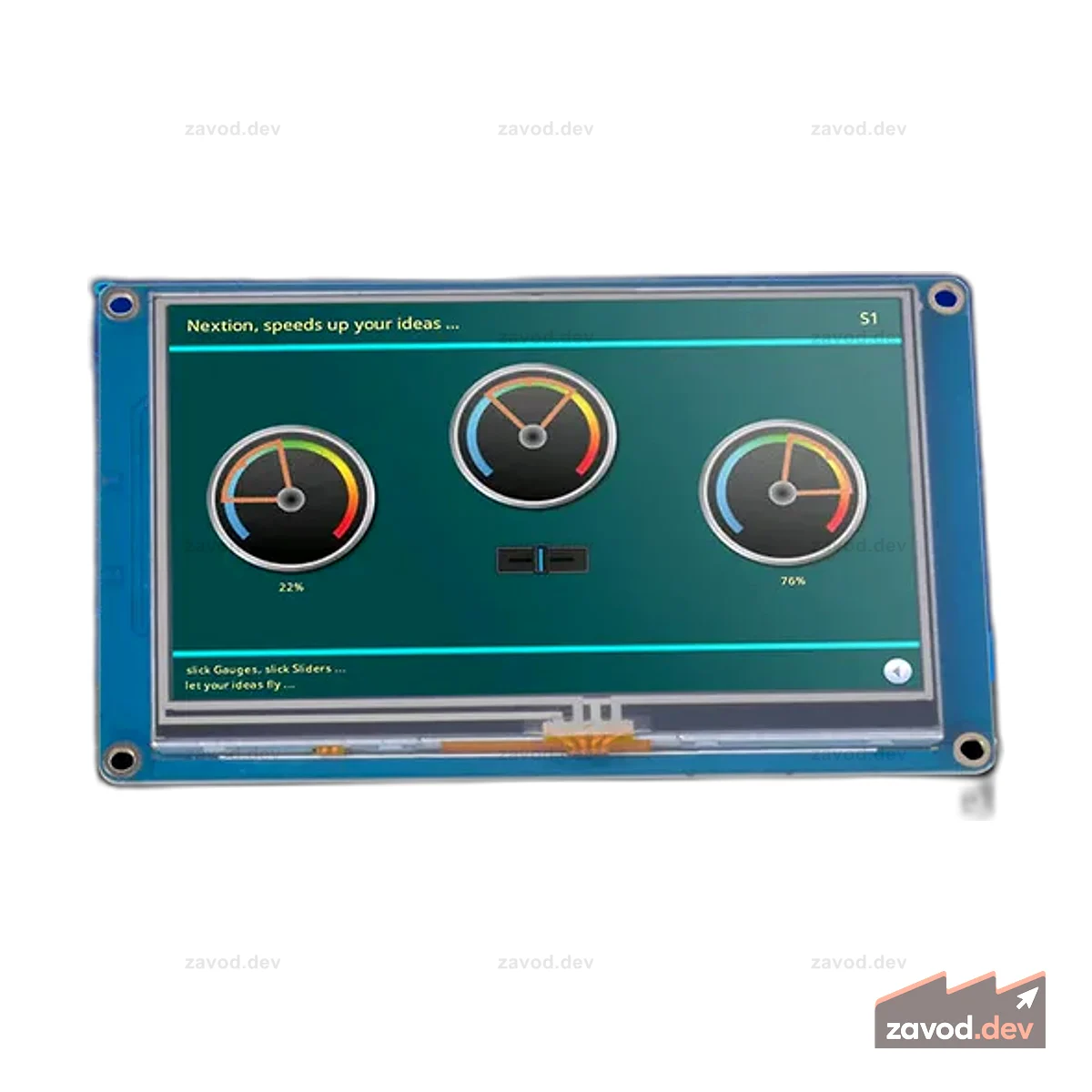 Nextion NX4827T043 Сенсорный дисплей HMI 4,3 дюйма (IPS)