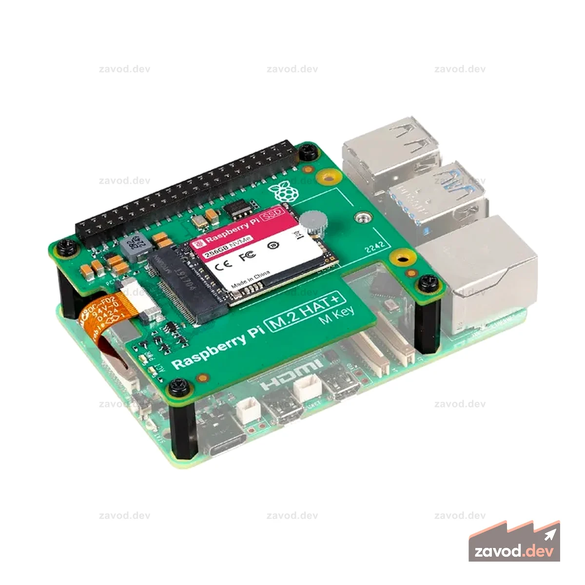 Комплект твердотельного накопителя Raspberry Pi 256 ГБ