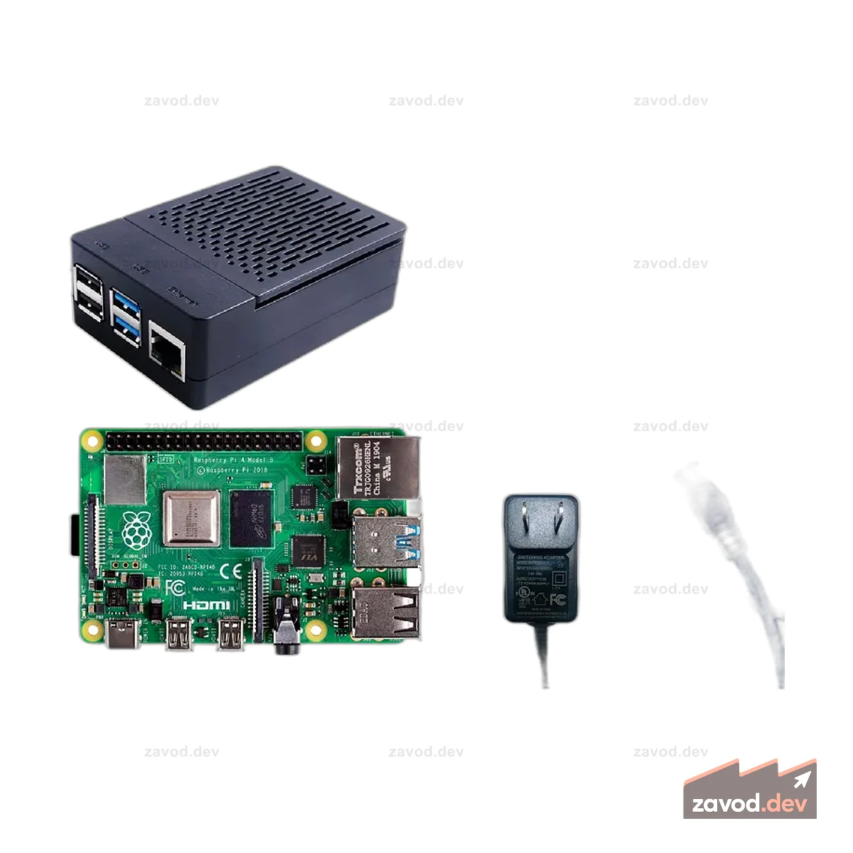 Raspberry Pi 4B — Стартовый комплект — 4 ГБ