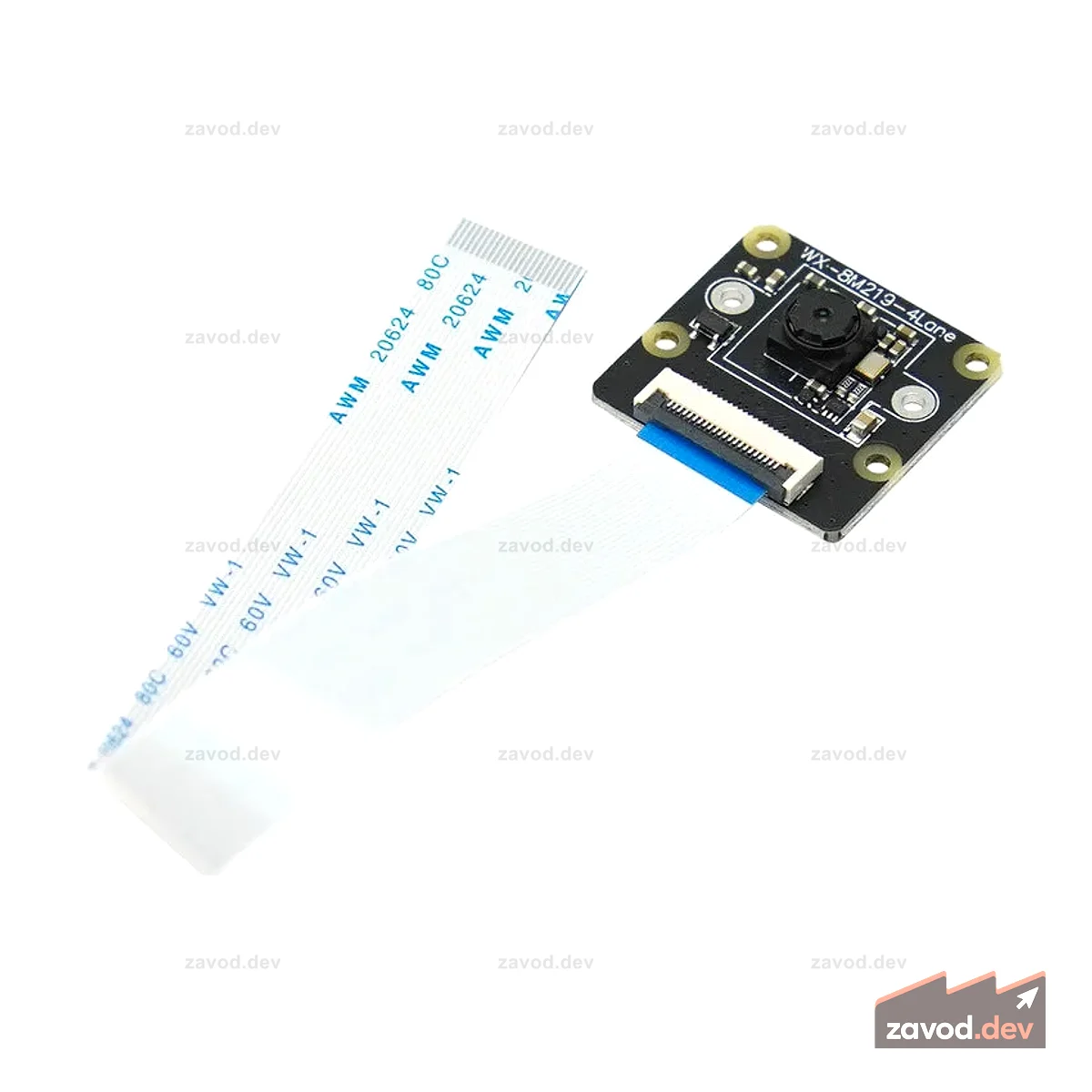IMX219-77-4Lane Модуль камеры 8 МП для Raspberry Pi 5 (разрешение 3280x2464, угол обзора 79°)
