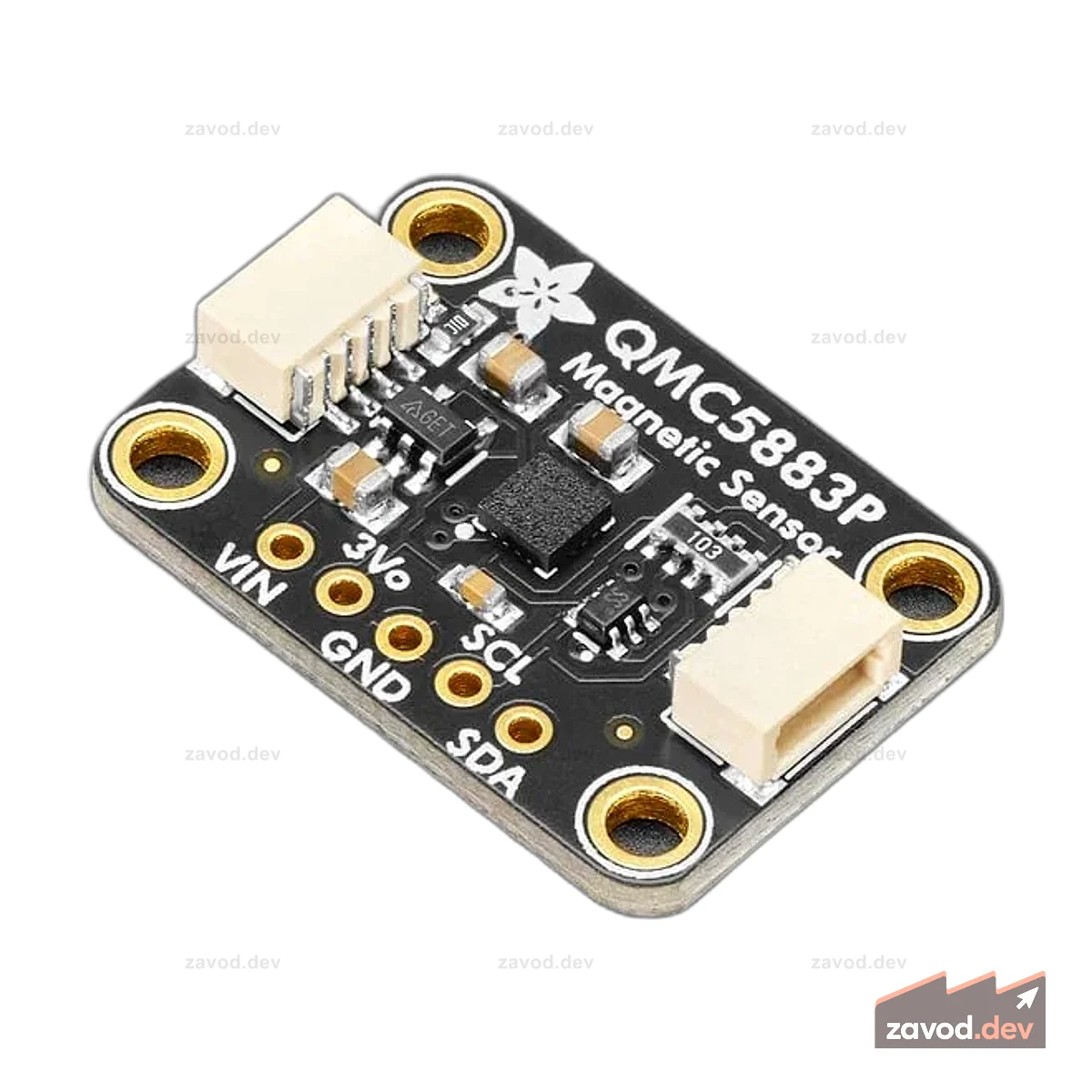 Adafruit QMC5883P - Трехосевой магнитометр - STEMMA QT