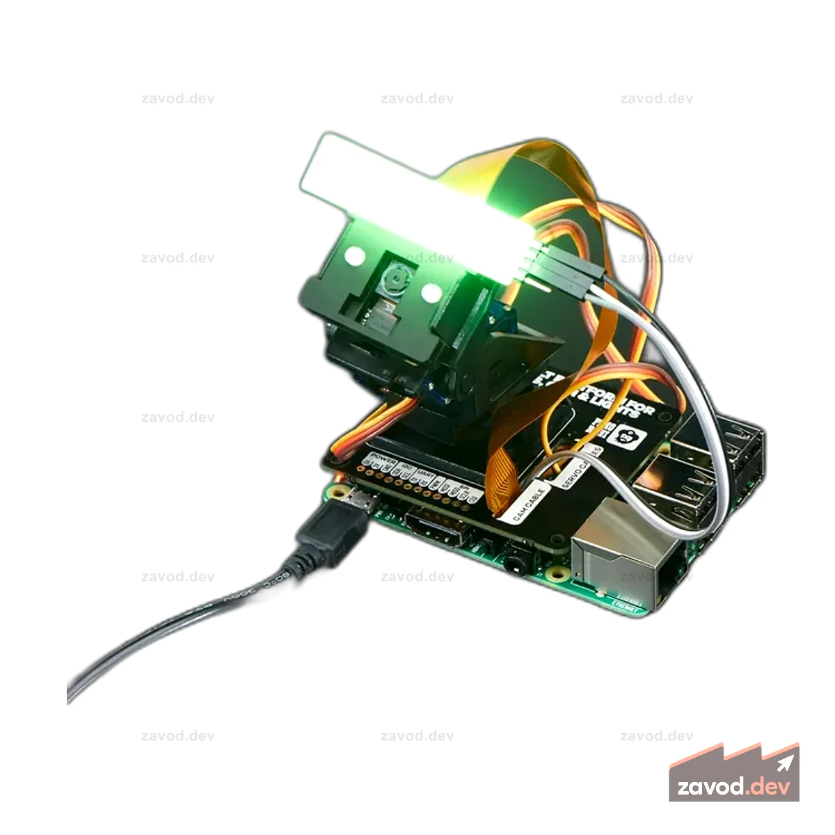 Pimoroni Pan-Tilt HAT для Raspberry Pi [без модуля наклона]