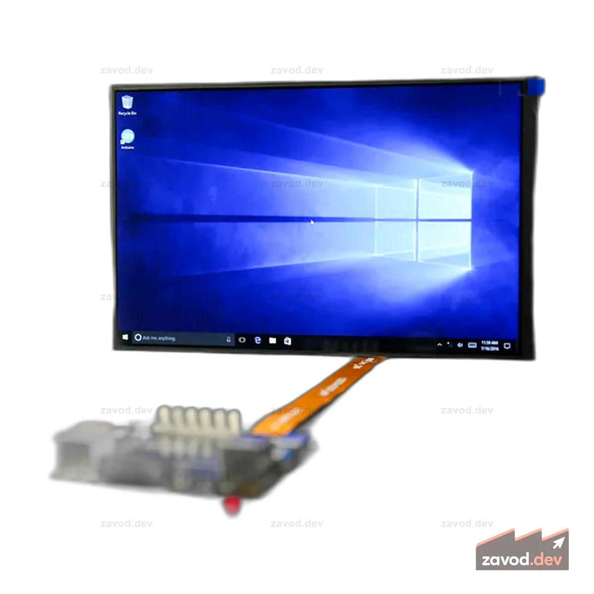 IPS-дисплей 10,1 дюйма; 1200 x 1920 для LattePanda V1
