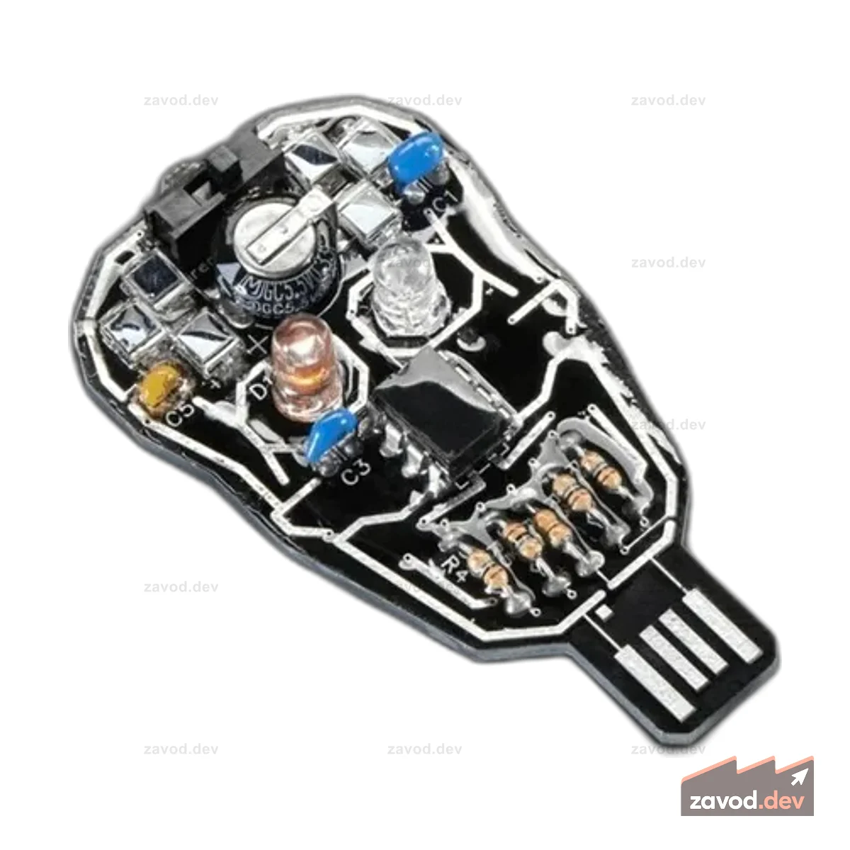Комплект светодиодных подвесных светильников SKULL Blinky на солнечной энергии от Lumen Electronic
