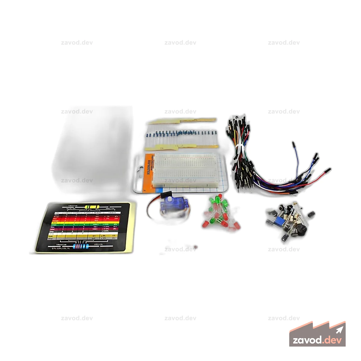 Комплект компонентов с платой сопротивления для Arduino E2
