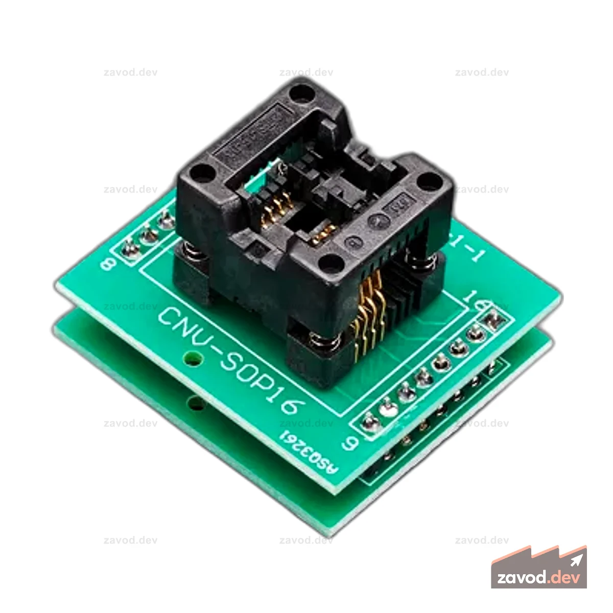 Тестовая розетка для поверхностного монтажа - SOIC-8, узкий вывод