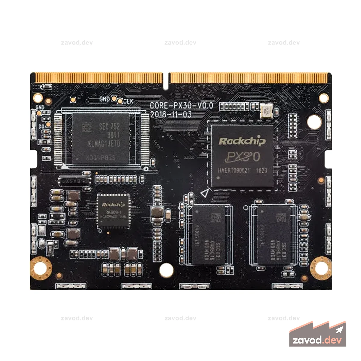 Core-PX30-JD4 Четырехъядерная 64-битная система на модуле
