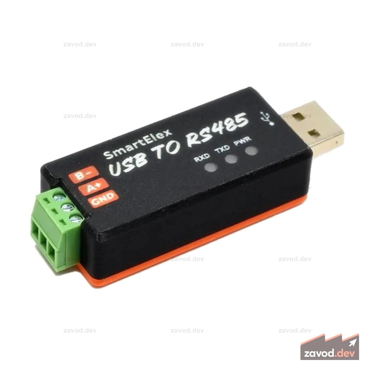 SmartElex Industrial USB TO RS485 Модуль двунаправленного конвертера-программатора с оригинальным набором микросхем CH340C