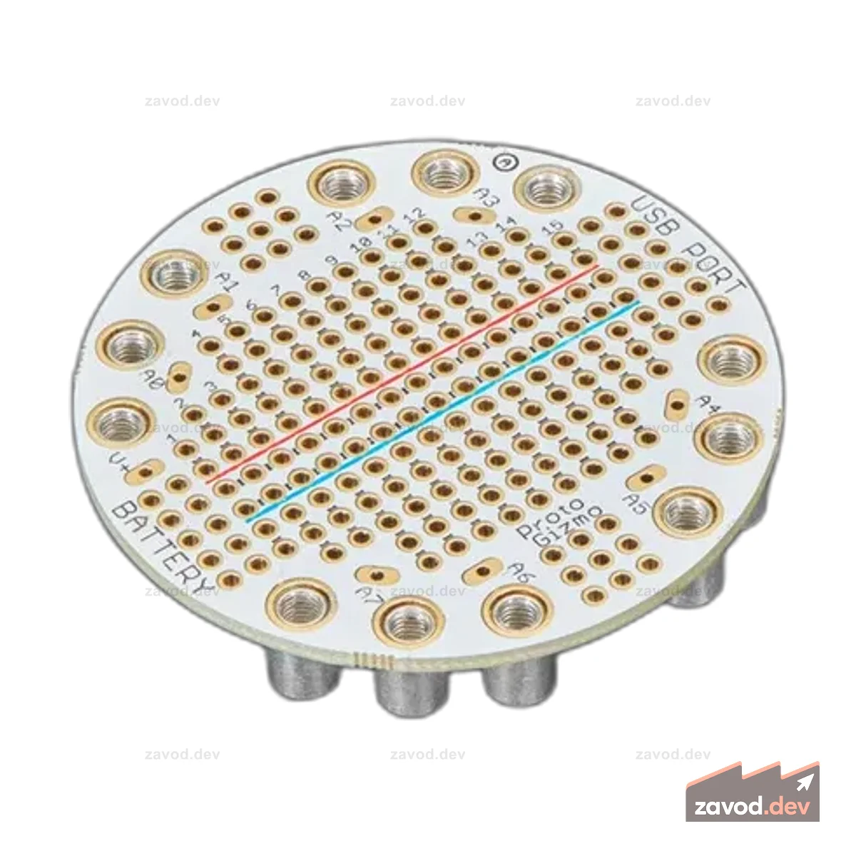 Circuit Playground Proto Gizmo - Perma-Proto с болтовым креплением