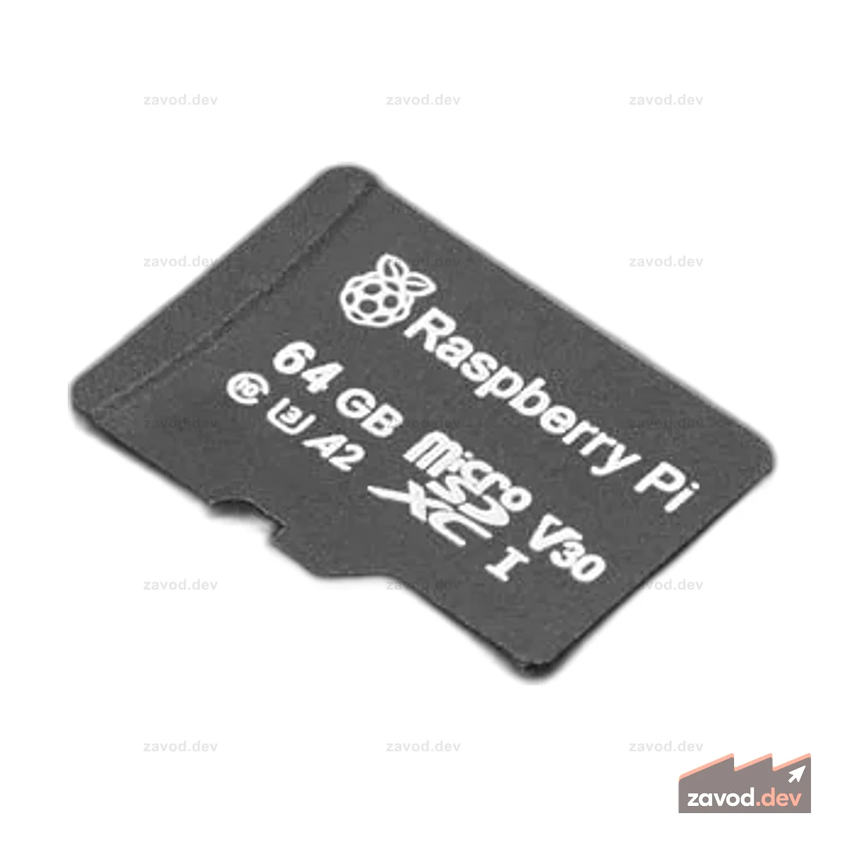 Официальная карта microSD Raspberry Pi A2-класса — пустая 64 ГБ