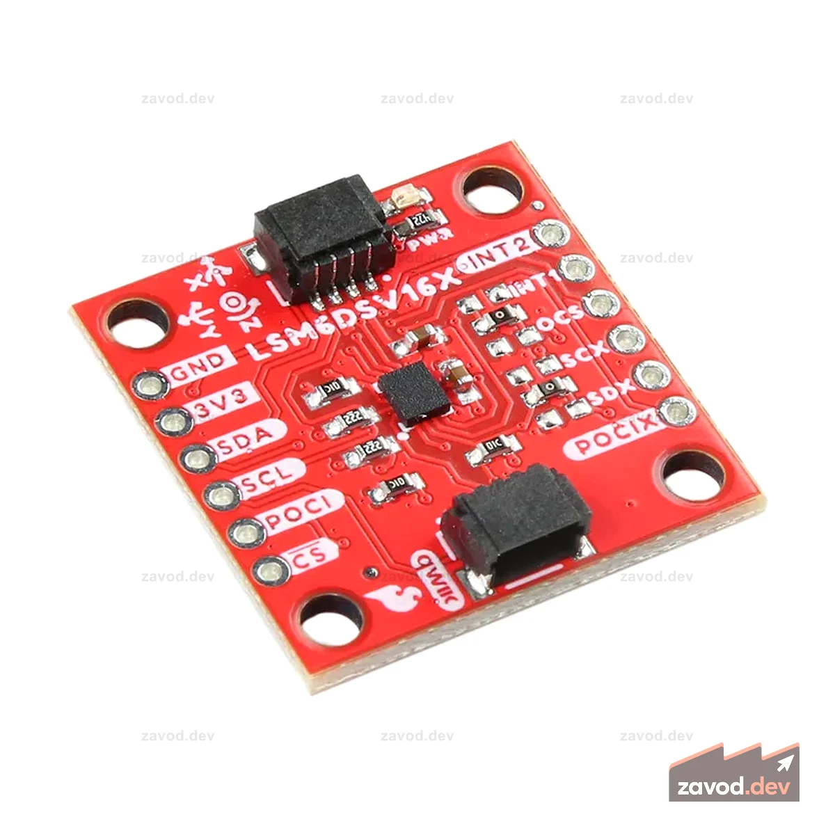 Прорыв IMU SparkFun 6DoF — LSM6DSV16X (Qwiic)