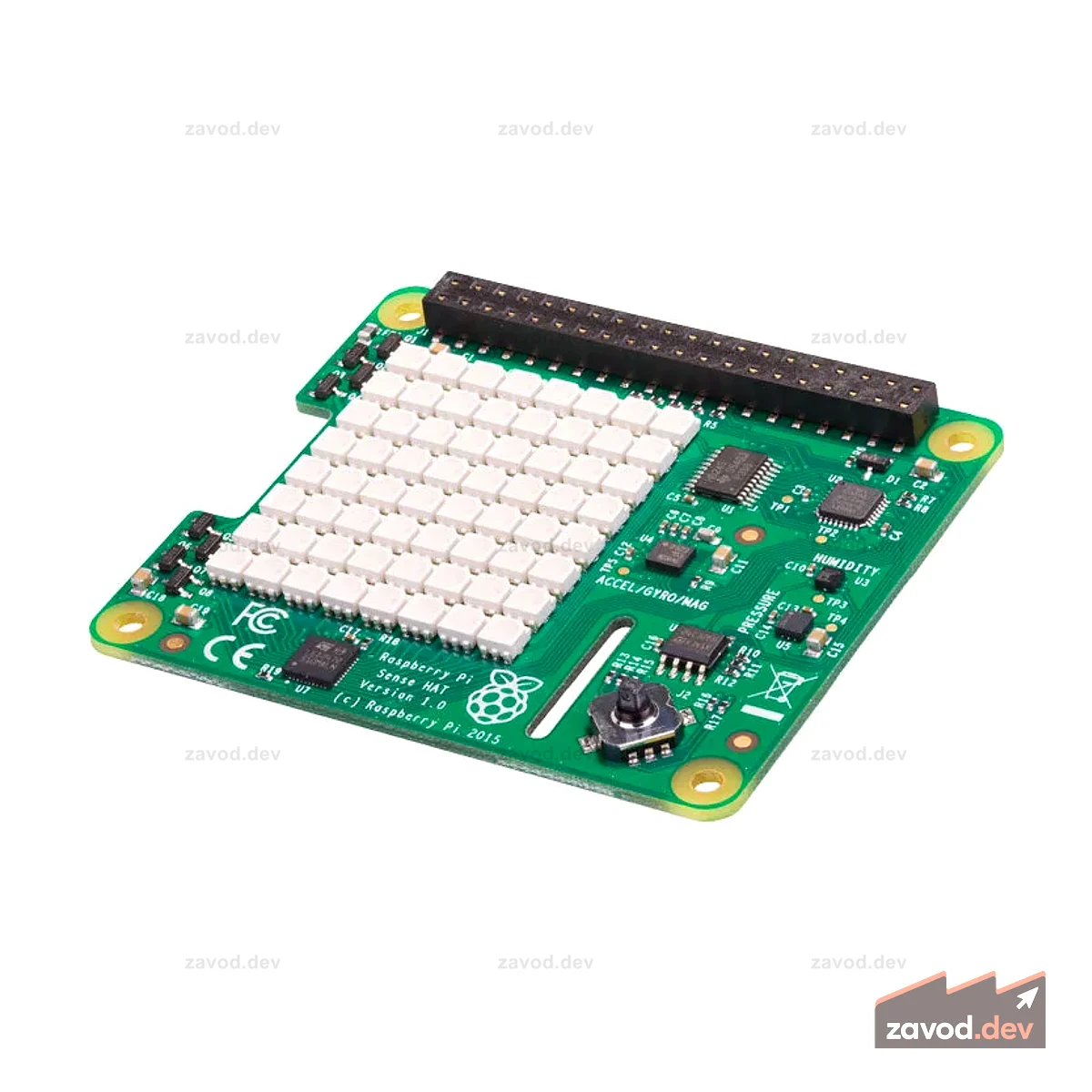 Raspberry Pi Sense HAT Lage-, Druck-, Feuchtigkeits- und Temperatursensoren