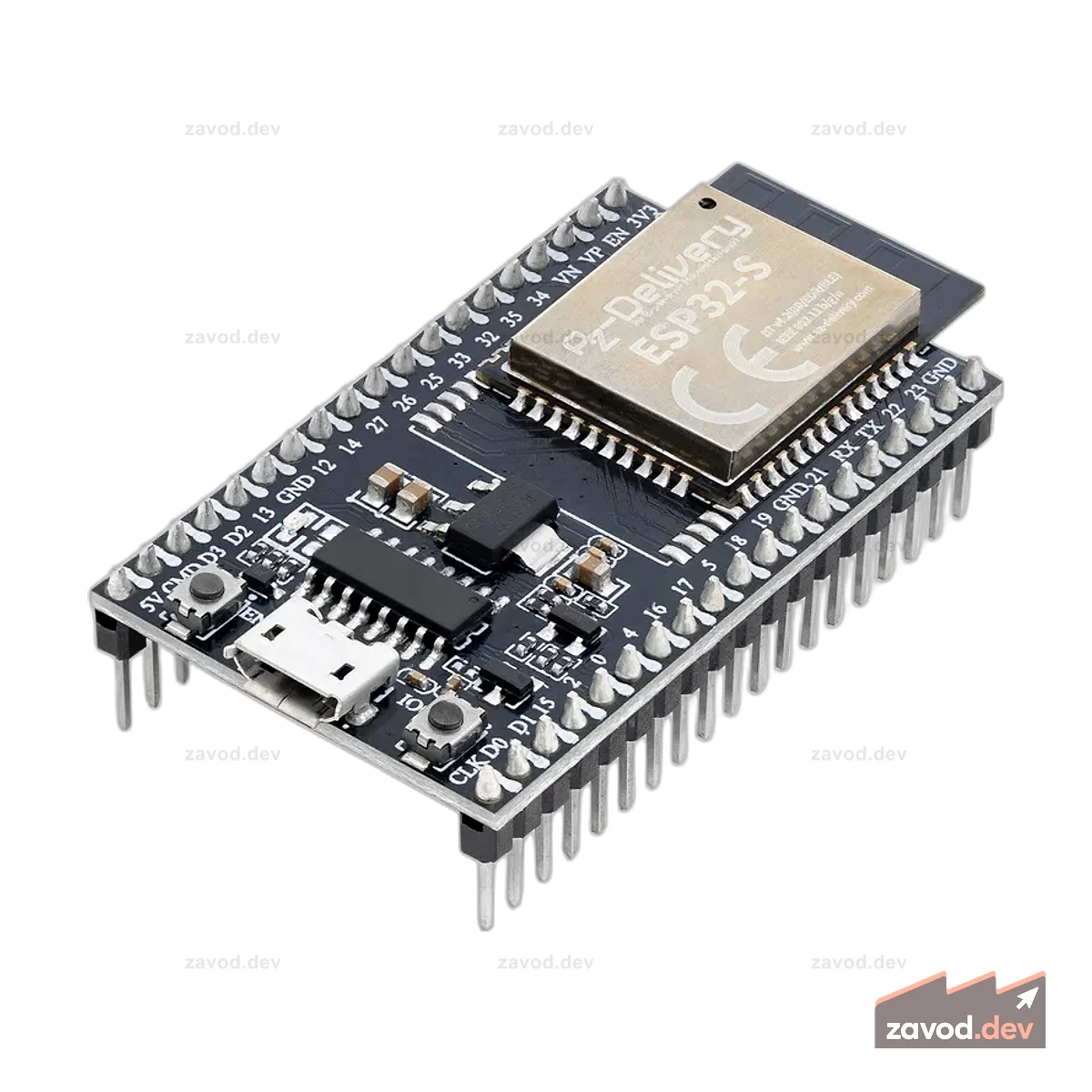 ESP32S Dev Kit C V4 Плата разработки NodeMCU WLAN, совместимая с Arduino (Nachfolger Modul von ESP32S Dev Kit C V2)