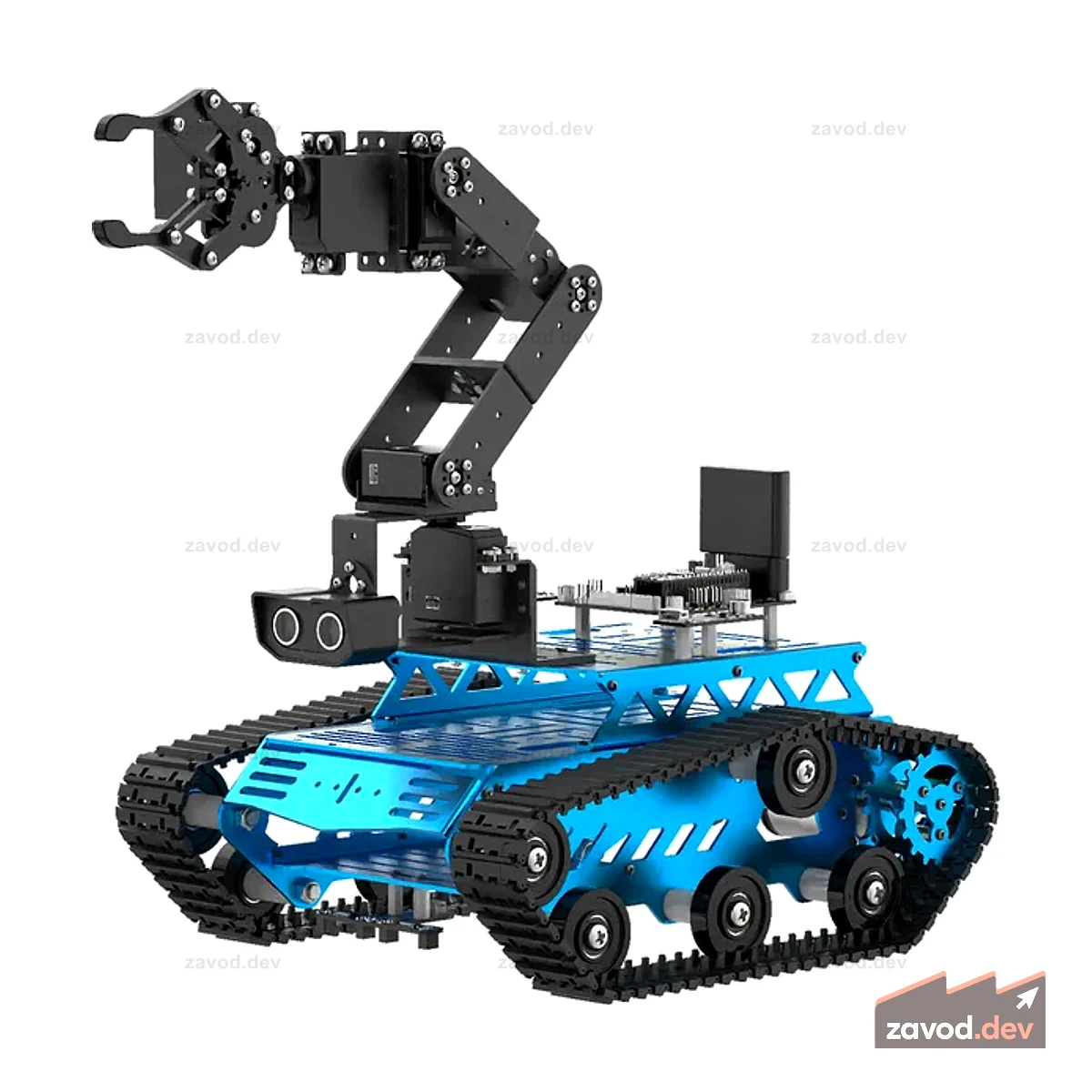 Hiwonder Tankbot Track Robot Автомобиль с роботизированной рукой для программирования STM32