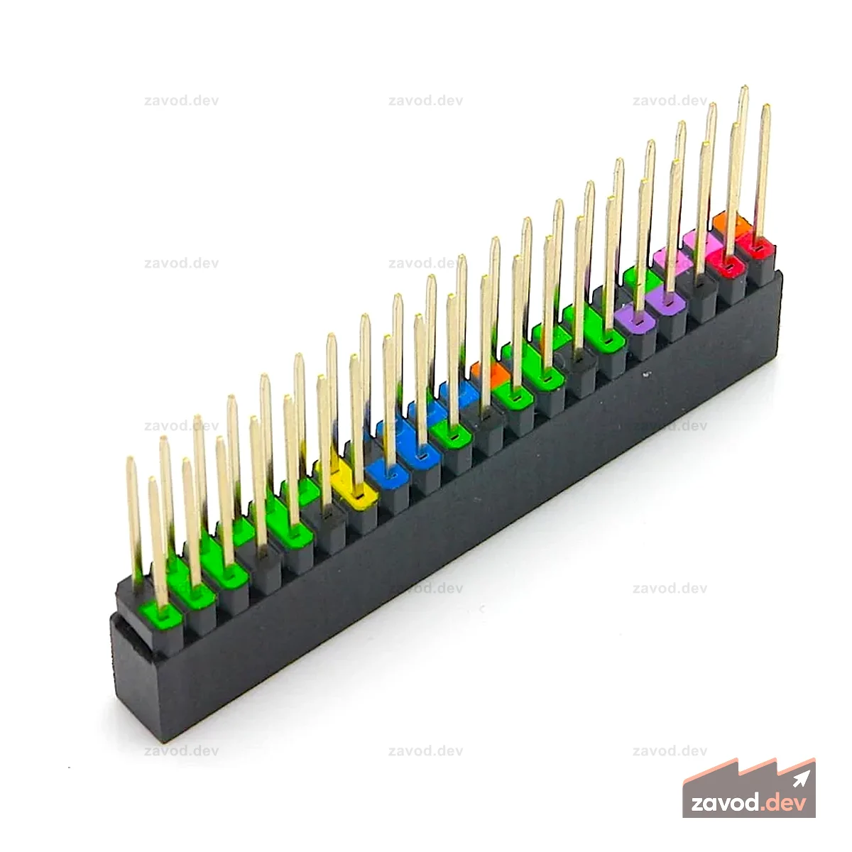 40-контактный стековый разъем GPIO для Raspberry Pi, большой код, 13,3 мм