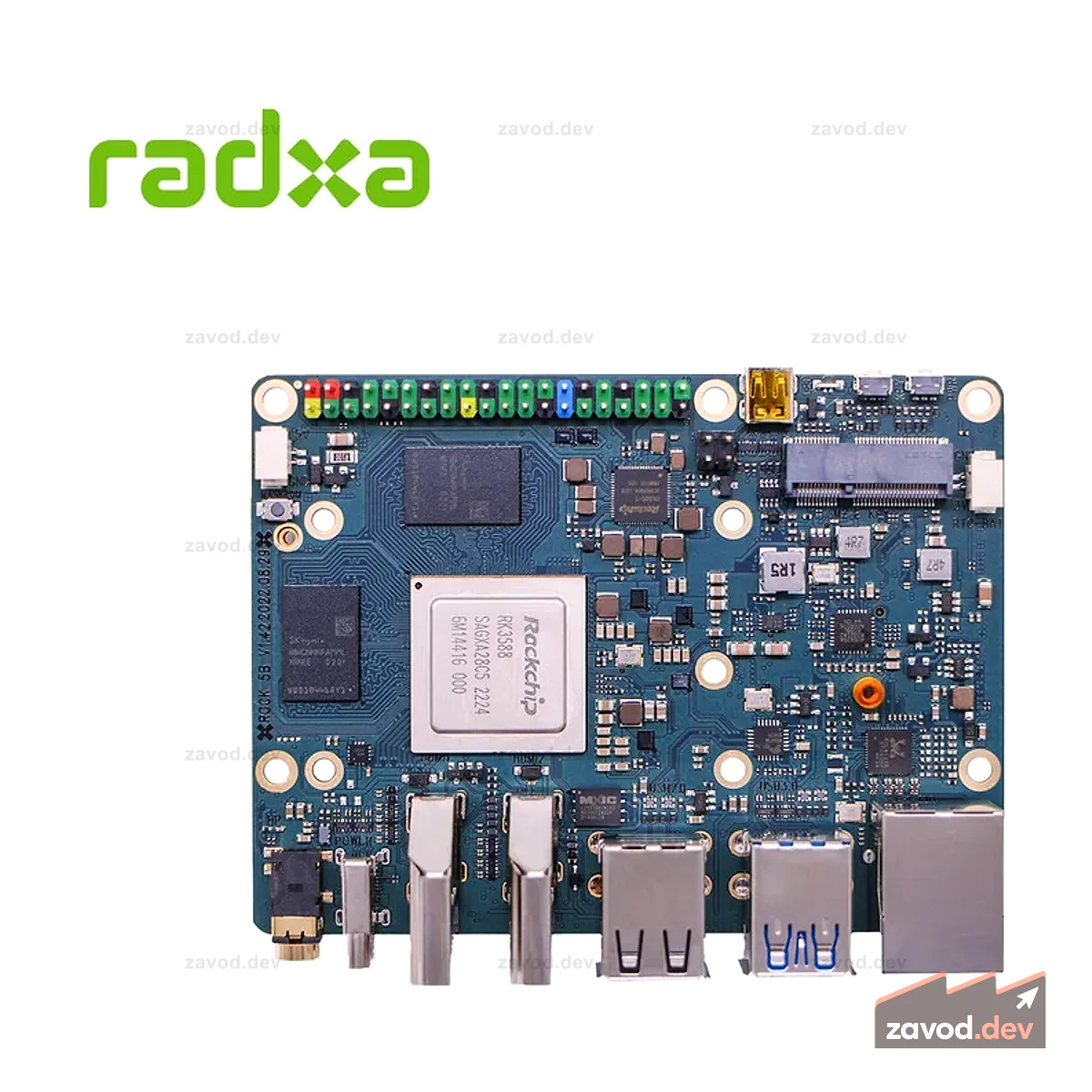 Radxa ROCK 5B Blue Edition