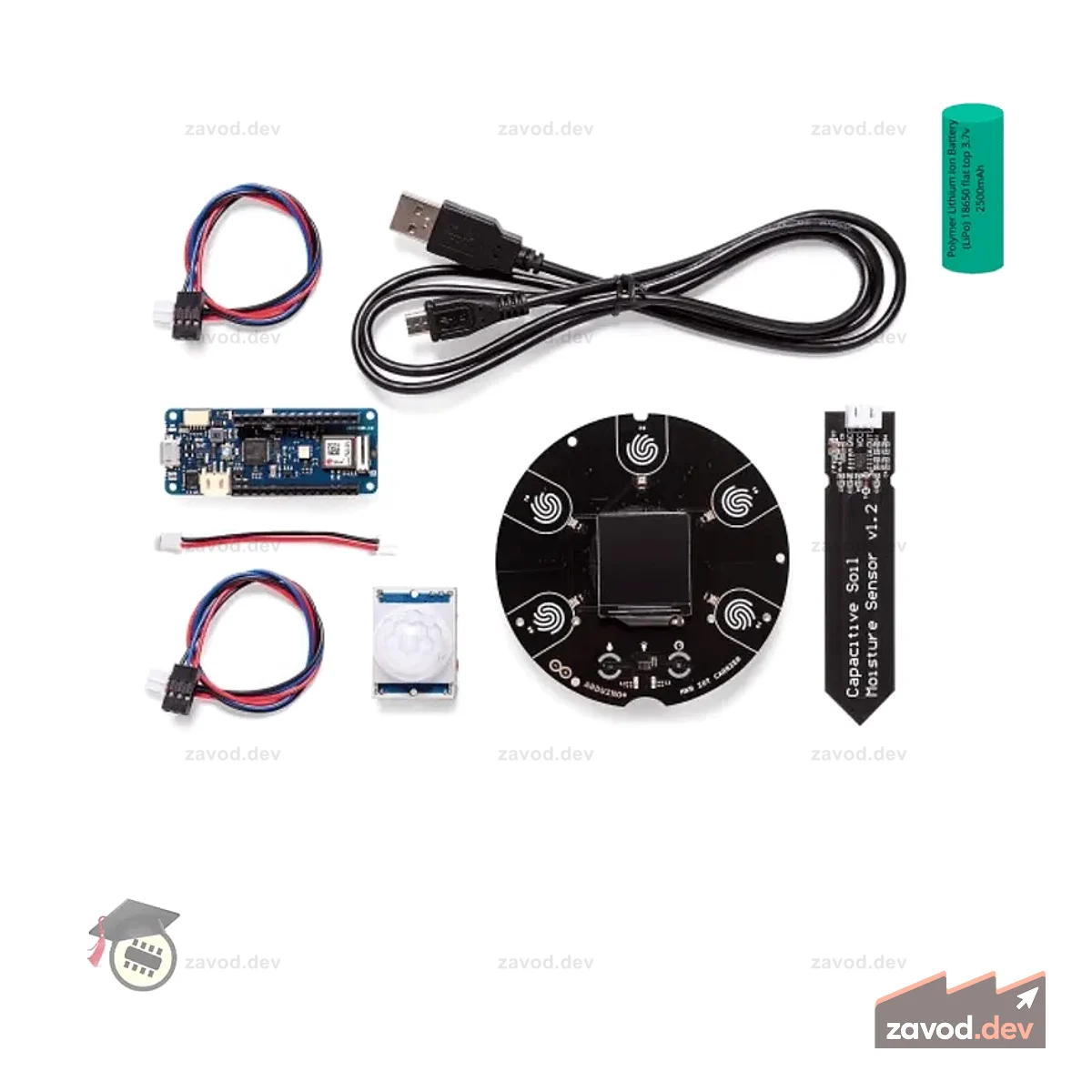Комплект Arduino EDU Explore IoT с перезаряжаемой батареей