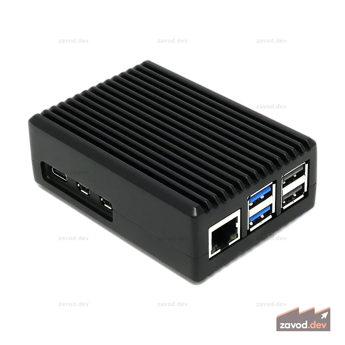 Ребристый защитный чехол для Raspberry Pi 5