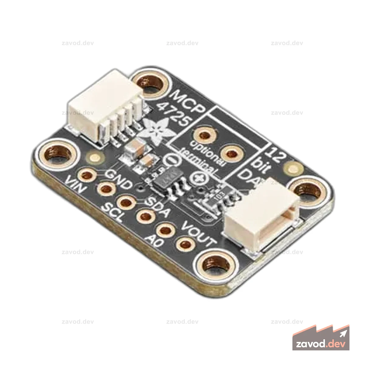 MCP4725 Коммутационная плата — 12-битный ЦАП с интерфейсом I2C