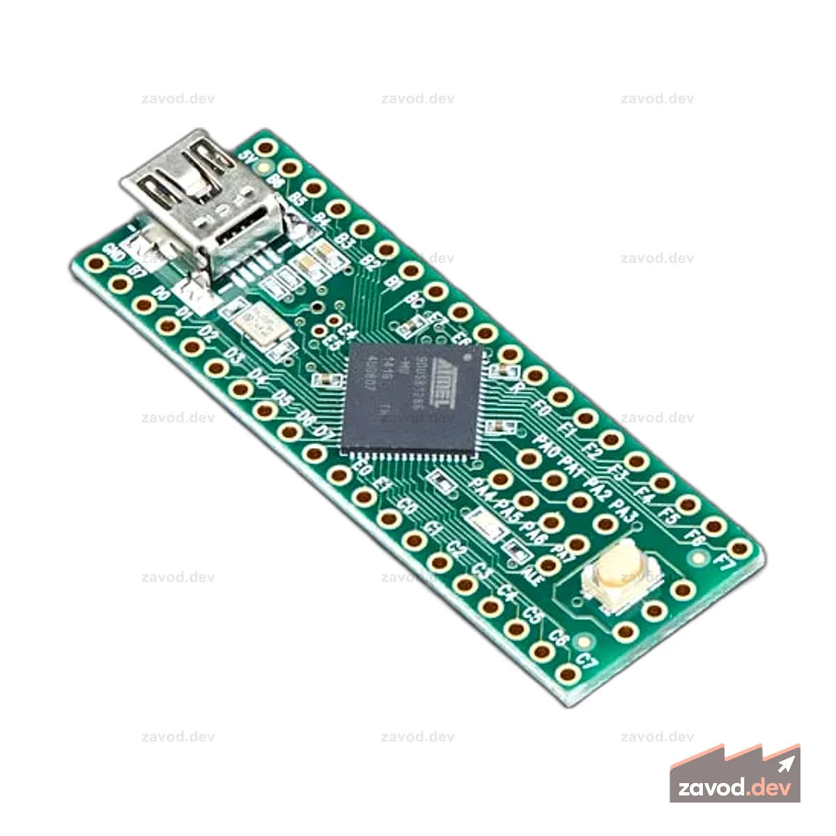 Teensy++ (плата разработки USB AT90USB1286) + разъем