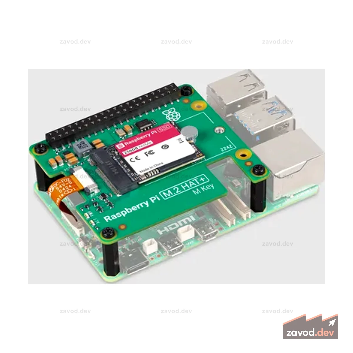 Комплект SSD Raspberry Pi® 256 ГБ для Raspberry Pi 5