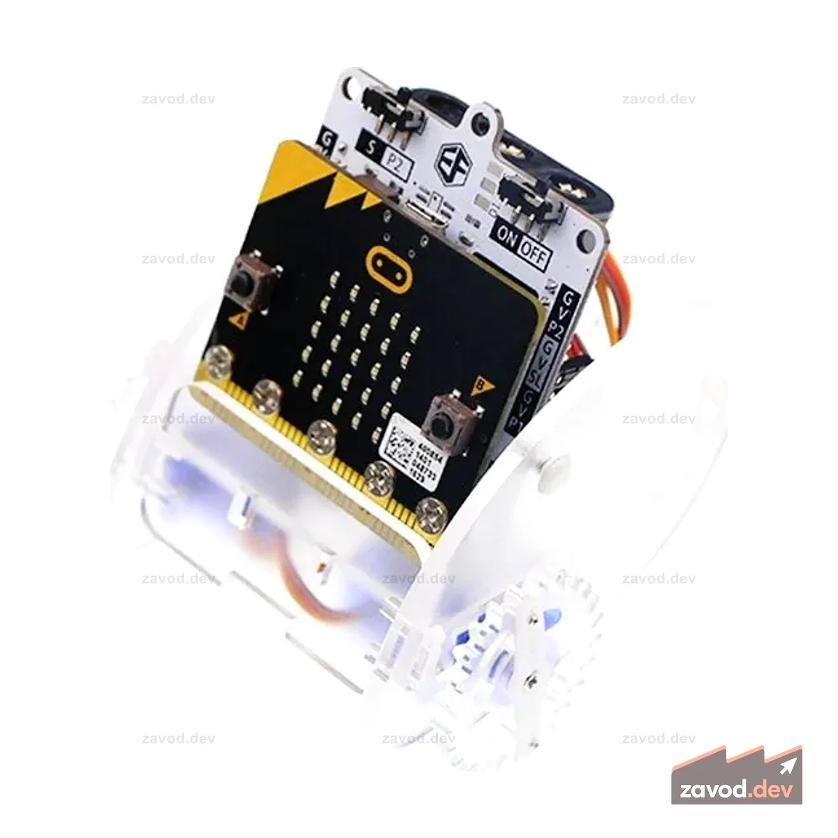 Ring:bit Car — обучающий набор умных роботов для детей (без платы Micro:bit)