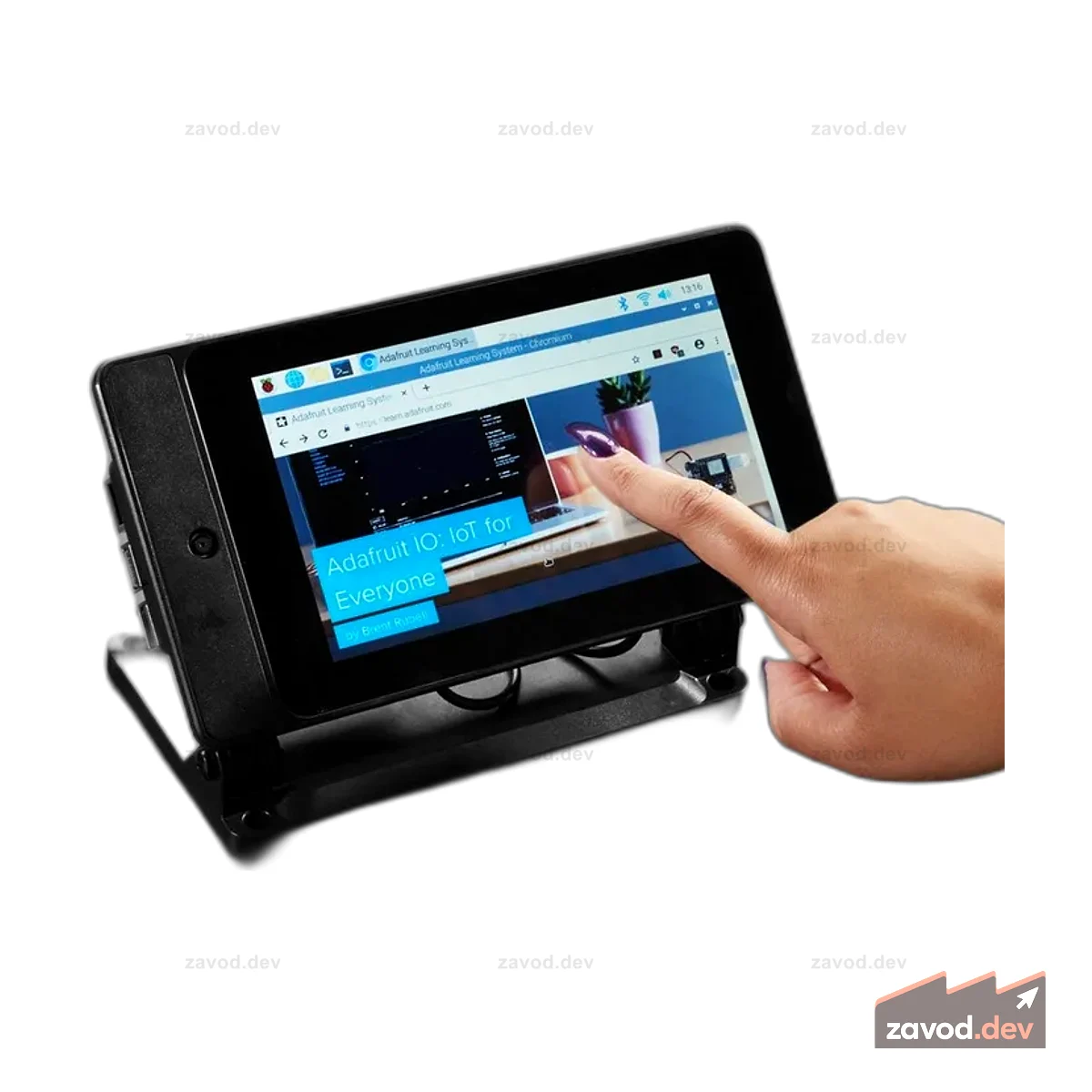 SmartiPi Touch 2 — подставка для сенсорного дисплея Raspberry Pi 7 — совместима с Pi 4