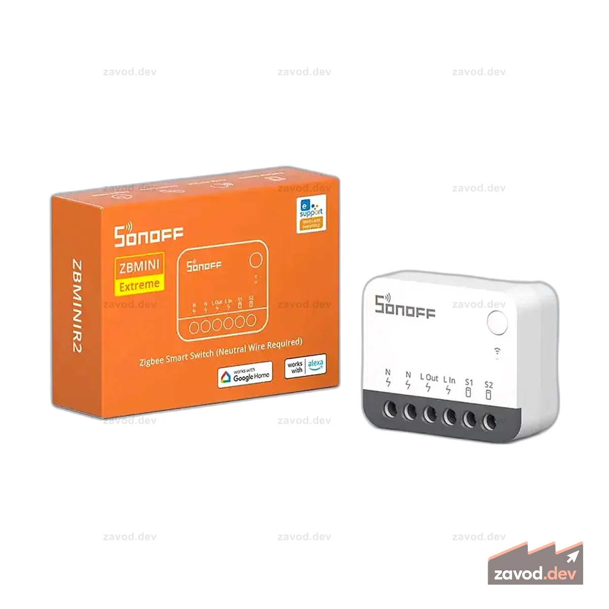 Умный коммутатор SONOFF ZBMINI Extreme Zigbee — ZBMINIR2