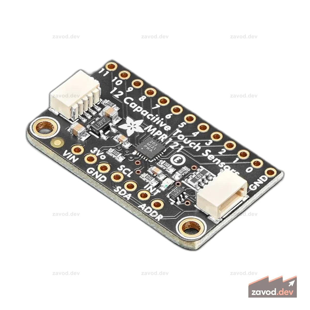 Adafruit 12-клавишный емкостный сенсорный датчик - MPR121 (STEMMA QT)