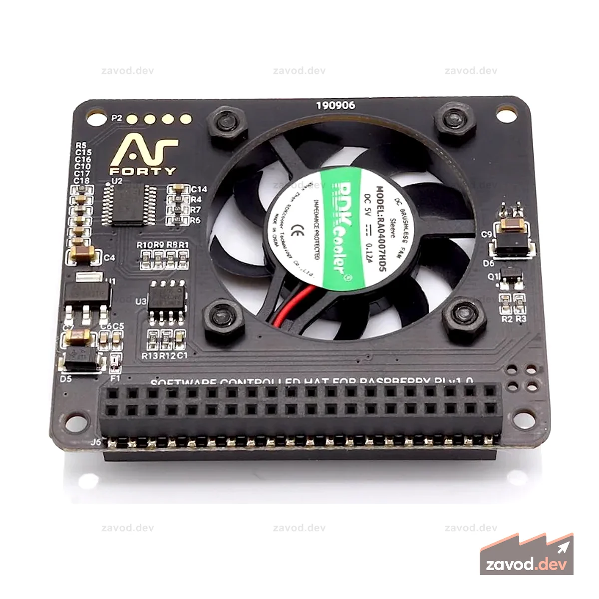 Шапка Argon FAN для Raspberry Pi