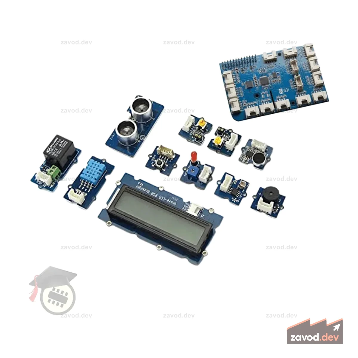 Стартовый комплект GrovePi+ для Raspberry Pi (сертификат CE)