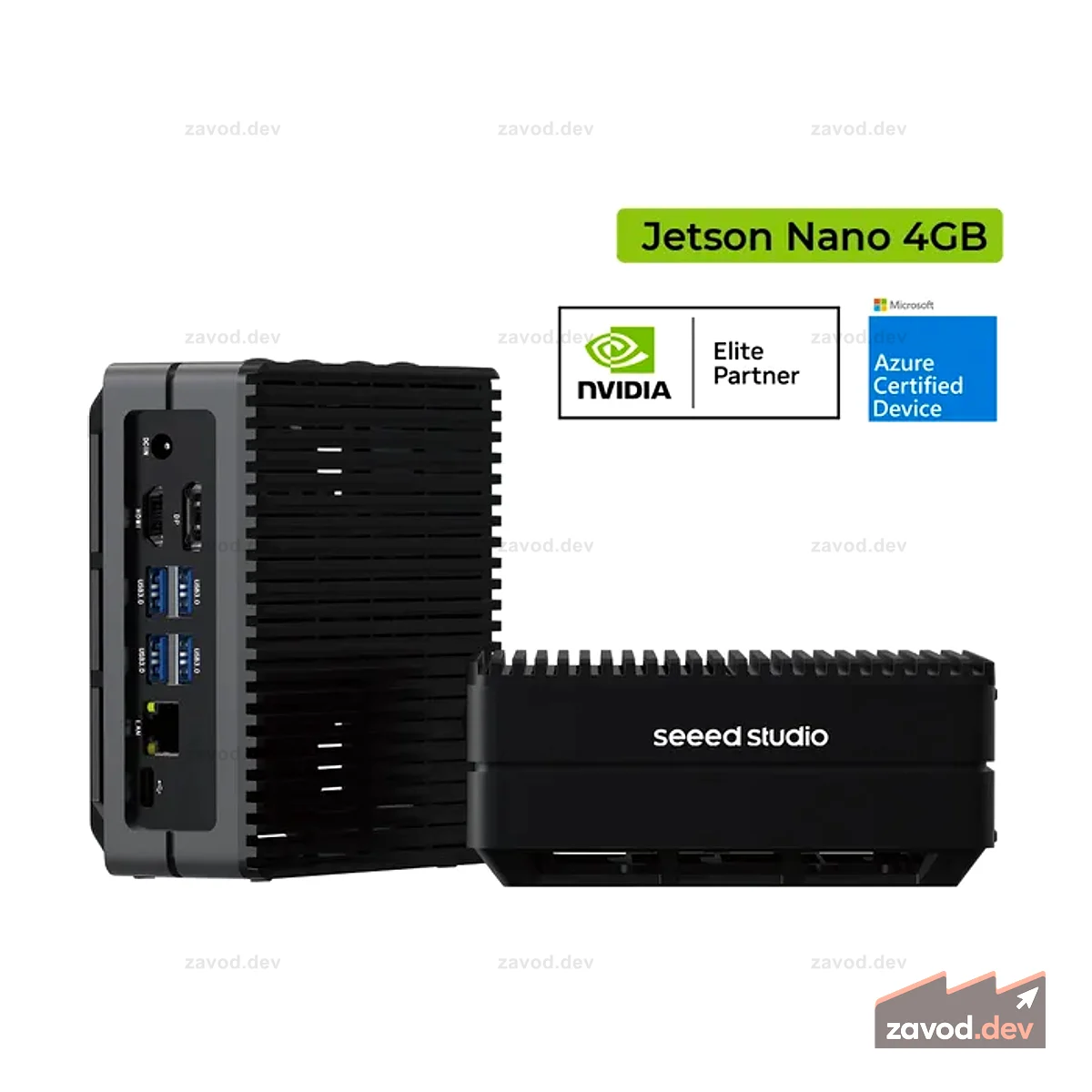 reComputer J1020- Edge AI Устройство с модулем Jetson Nano, алюминиевый корпус, предустановленная система JetPack