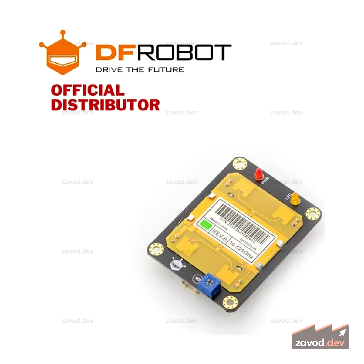 Цифровой микроволновый датчик движения DFRobot/Модуль микроволнового радарного датчика HFS-DC06 5,8 ГГц