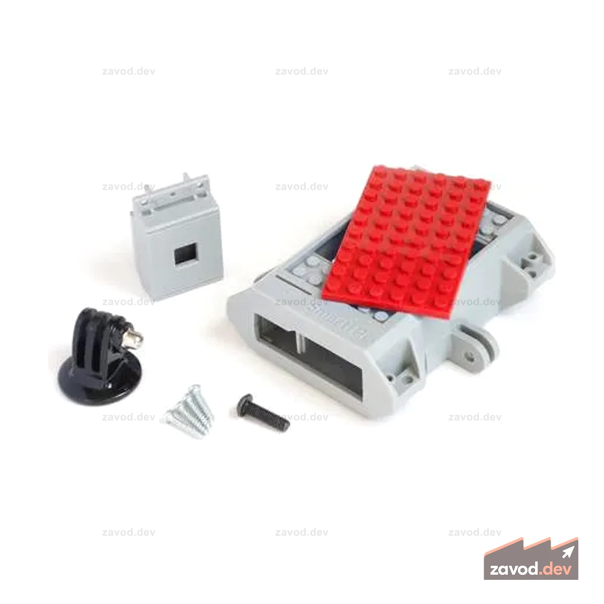 Комплект SmartiPi 3 — чехол LEGO®*, совместимый с Raspberry Pi® B+ / Pi 2 — КРАСНЫЙ
