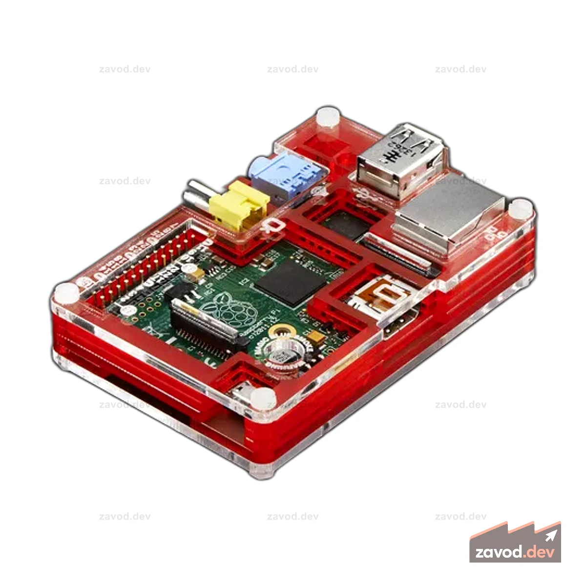 Pibow Coupé - Корпус для компьютеров Raspberry Pi Model B