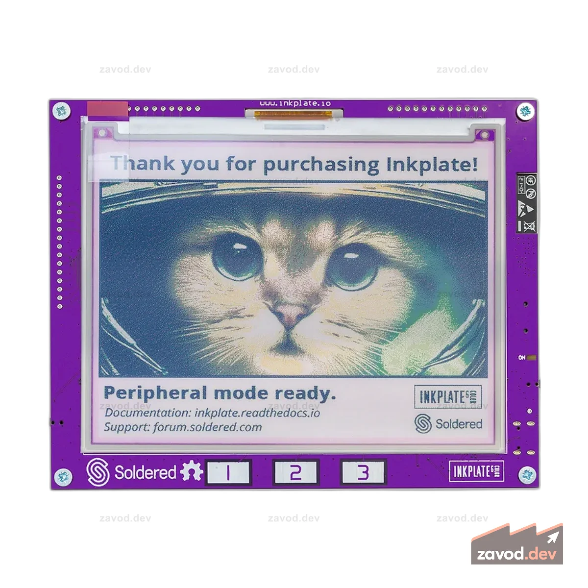 Inkplate 6COLOR Электронная бумага Цветной дисплей