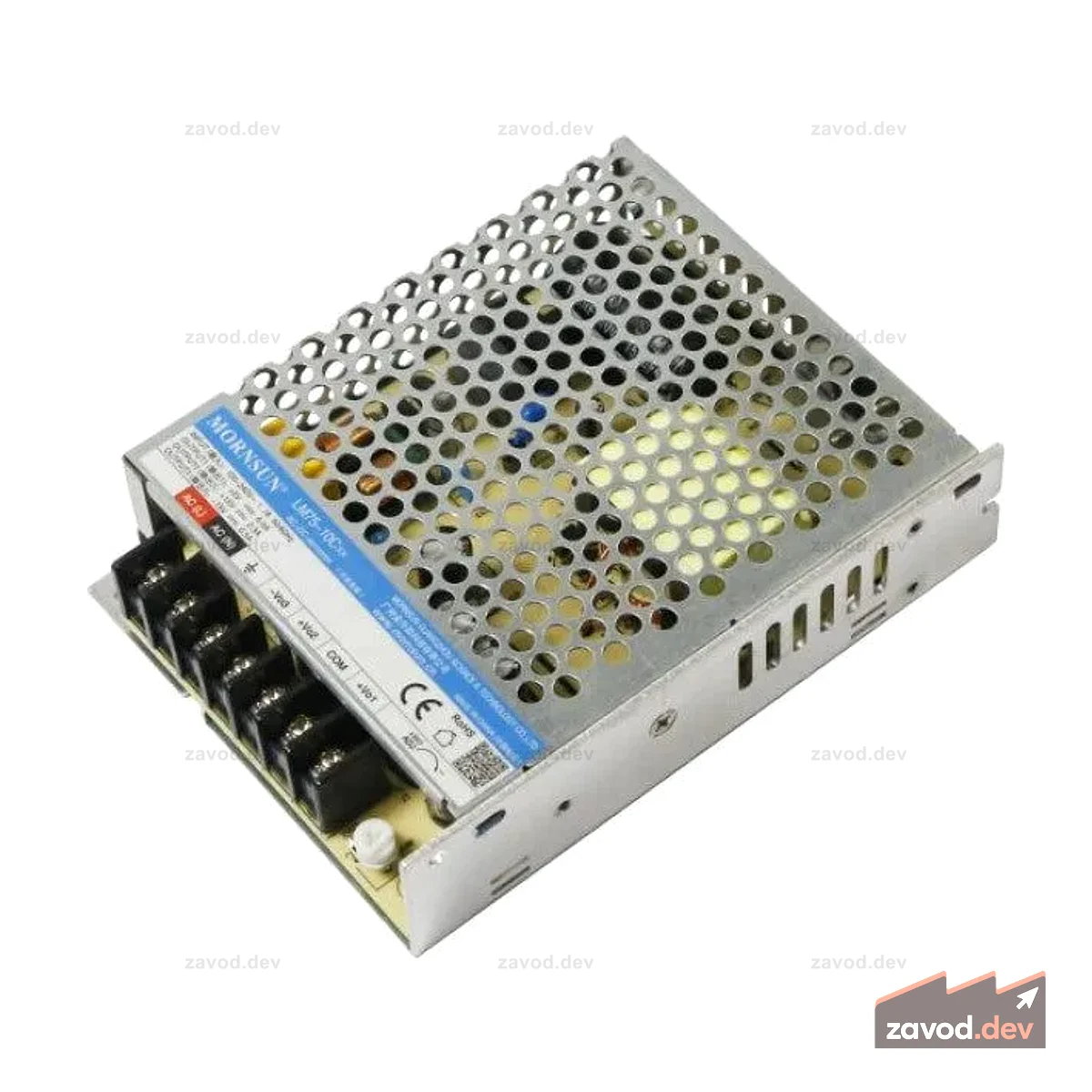 Mornsun LM75-10C051212-28 Закрытый импульсный источник питания переменного/постоянного тока, 75 Вт