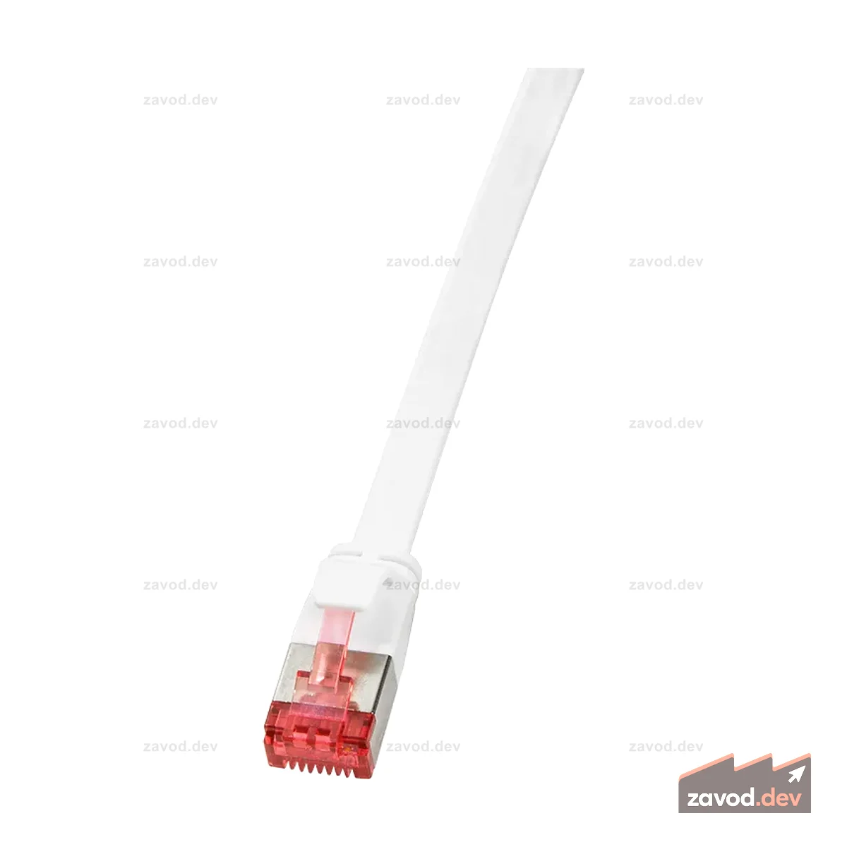 Cat 6 Netzwerkkabel SlimLine, Weiss, 2 м (LogiLink)