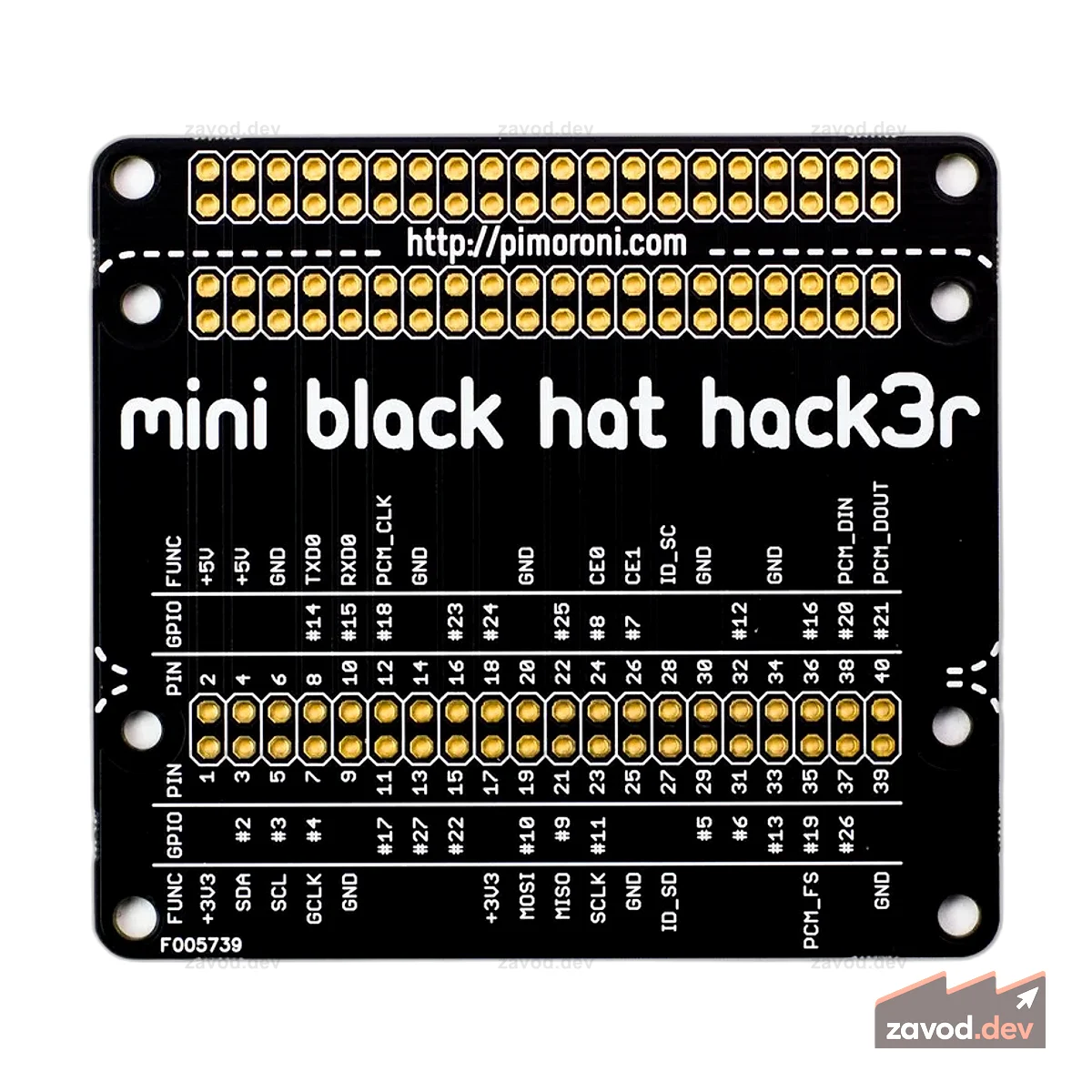 Мини Чёрная ШЛЯПА Hack3r
