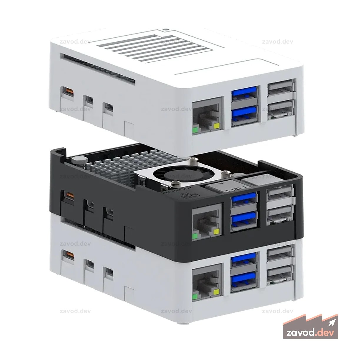 Чехол MaticBox 5 для Raspberry Pi 5