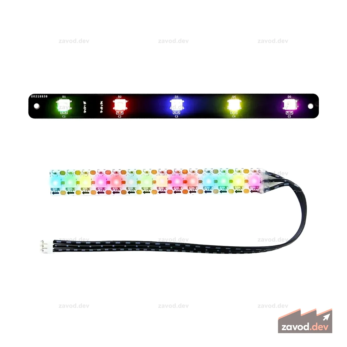 5 шт./14 шт. программируемая лампа RGB Light Bar Strip для робота может поддерживать RaspberryPi Microbit