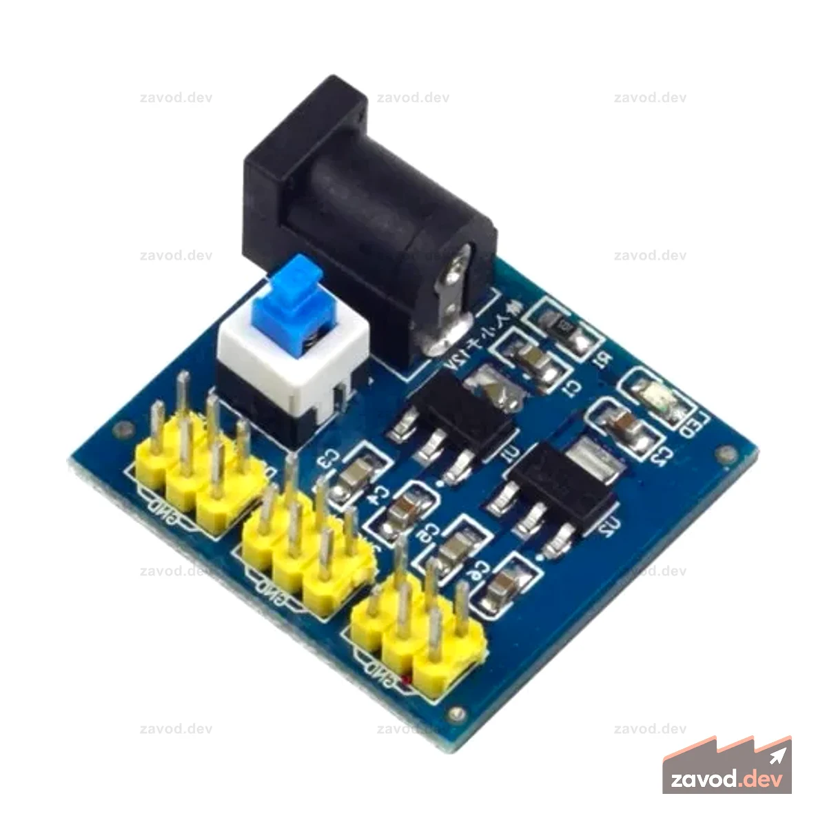DC-DC 12 В до 3,3 В 5 В понижающий модуль питания для Arduino
