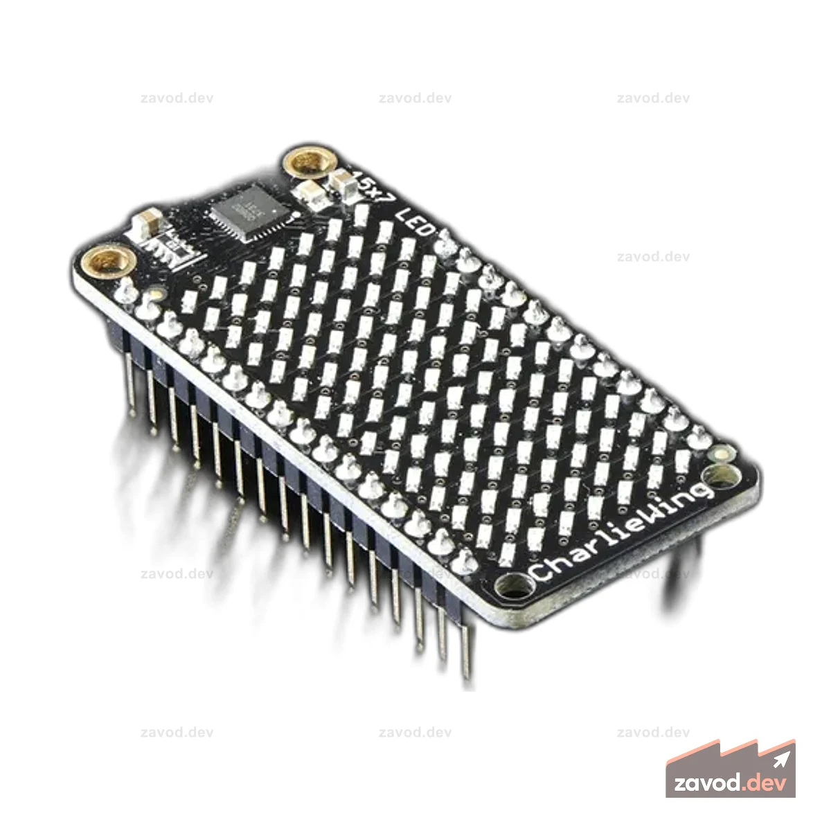 Adafruit 15x7 CharliePlex Светодиодный матричный дисплей FeatherWing - желтый