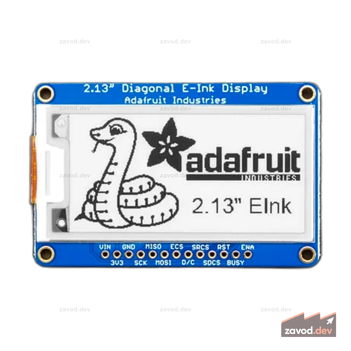 Adafruit 2,13-дюймовый монохромный дисплей eInk/ePaper с SRAM