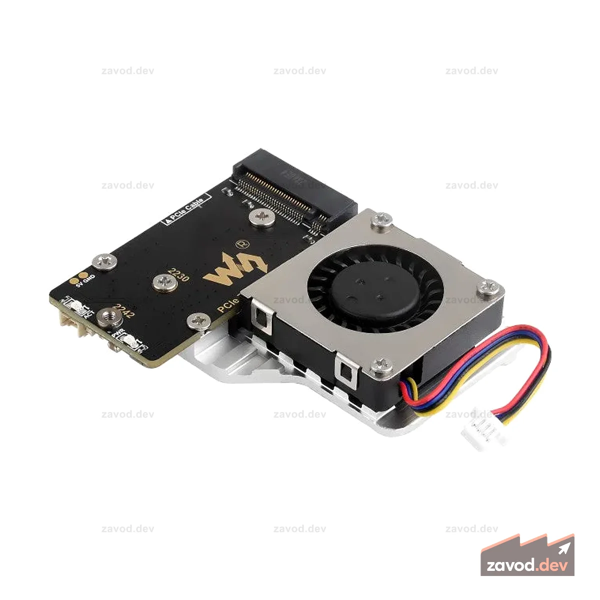 Твердотельный накопитель Waveshare Raspberry Pi 5 PCIe-M.2 и