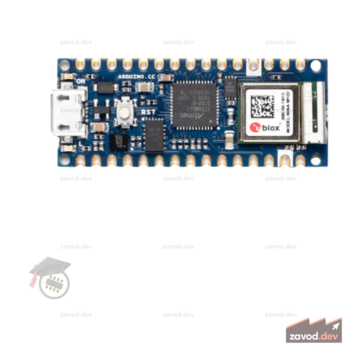 Arduino Nano 33 IoT с разъемами