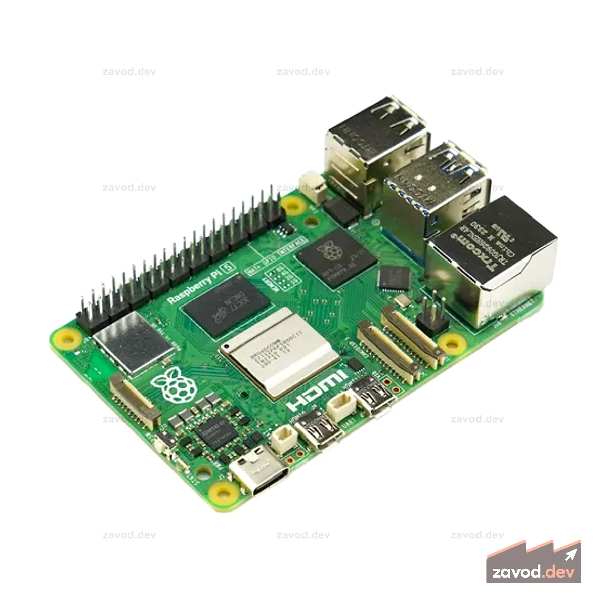 Одноплатный компьютер Raspberry Pi 5 — 8 ГБ